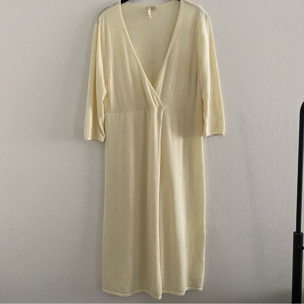 J. Jill PureJill Linen Cotton Knit Sweater Dress size Medium